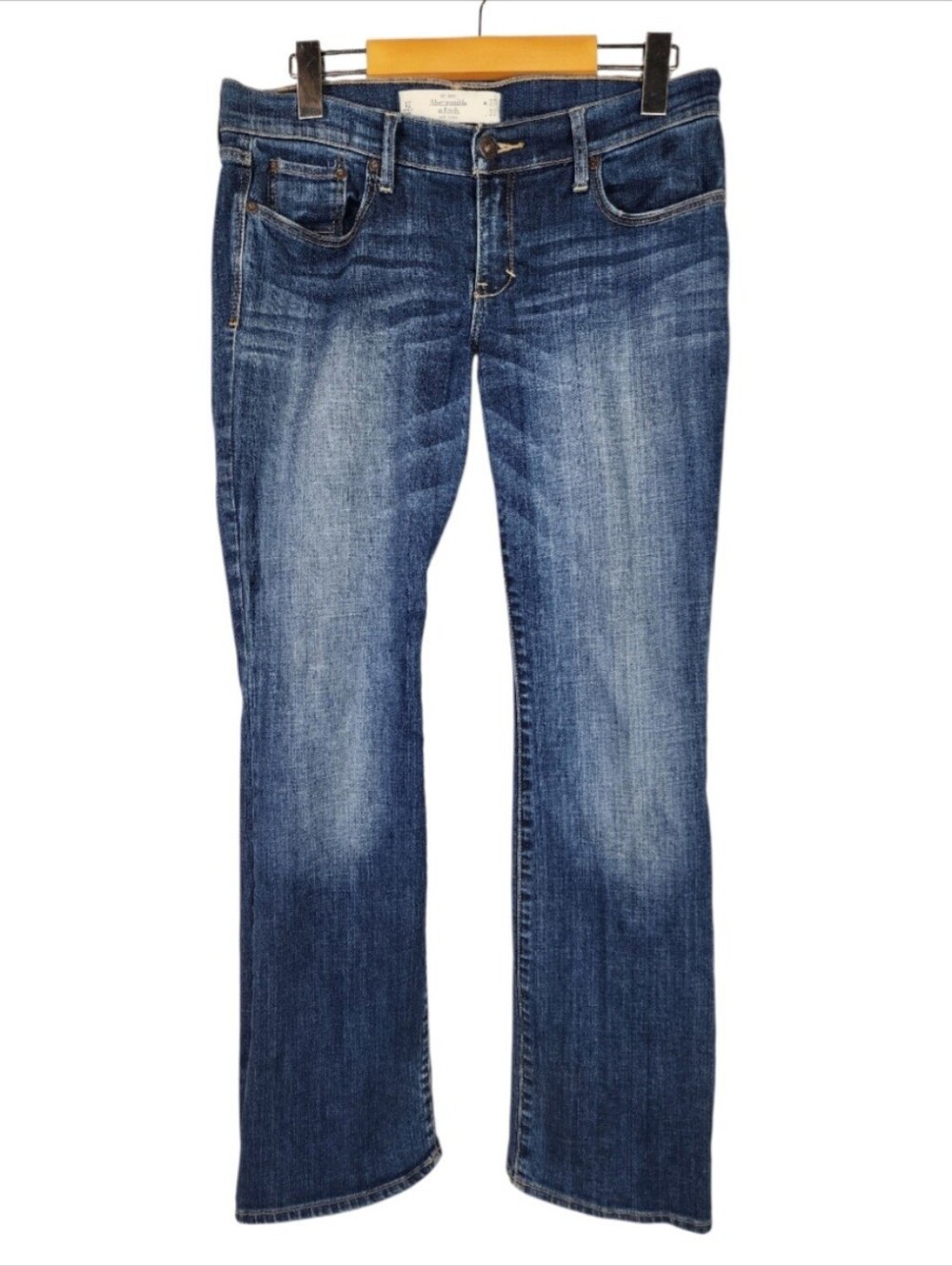 Abercrombie & Fitch Perfect Stretch Jeans Low Rise Straight Leg Size 27
